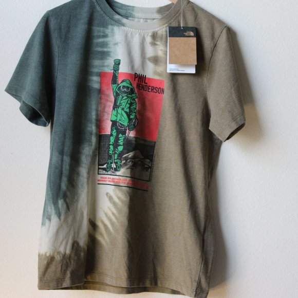 The North Face Phil Henderson Tie Dye Graphic Tee T Shirt Medium NWT - Picture 1 of 11